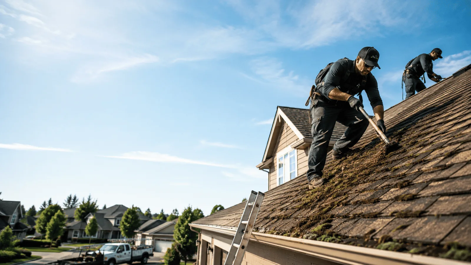 Roof Moss Removal in Annawan, IL near me